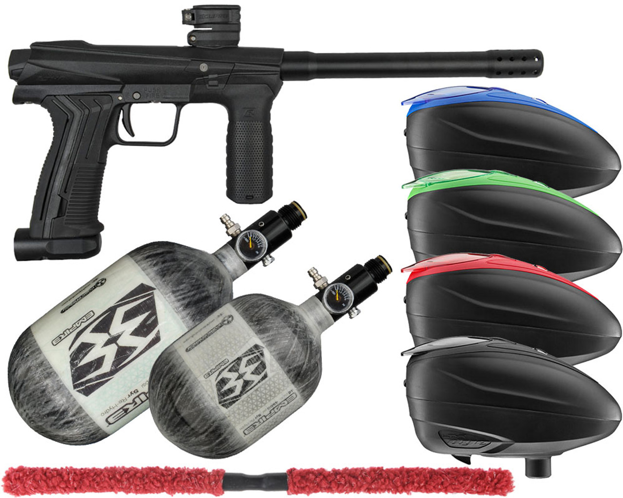 Planet Eclipse Ego LV1 Paintball Gun Green / Gold-010-450-lv