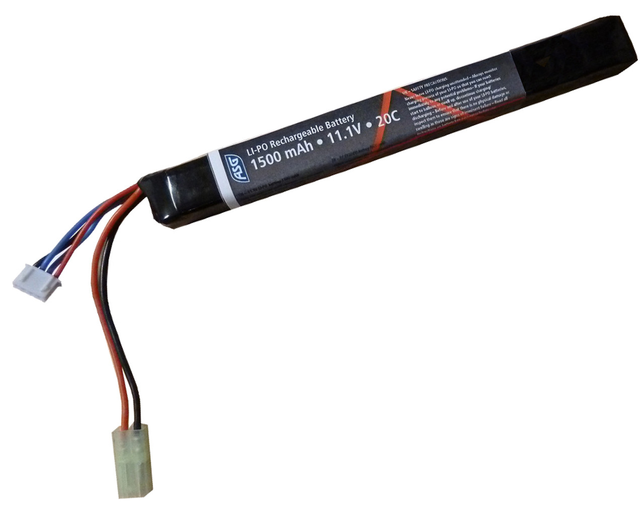 ASG Airsoft Battery - Lipo Stick - 11.1V 1500mAh 20C (18156)