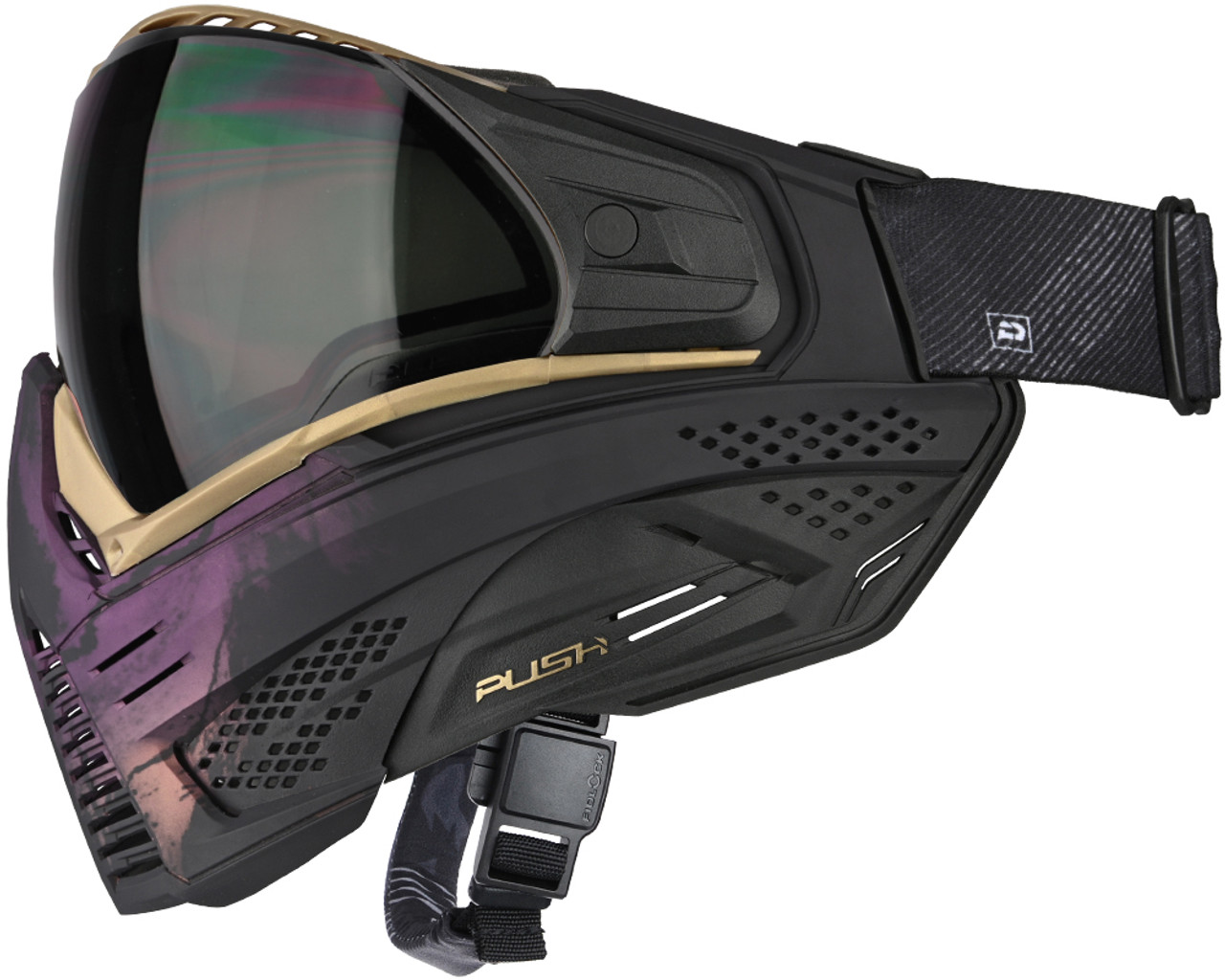 Push Mask - Unite - Infamous Purple/Gold Fade Skull