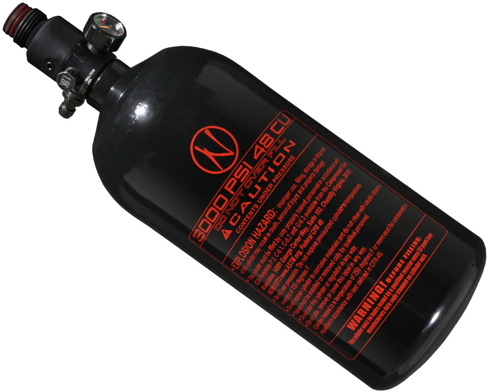 Serbatoio Aria HPA Compresso Ninja Paintball Pro V2 - Regolatore - Foto 4