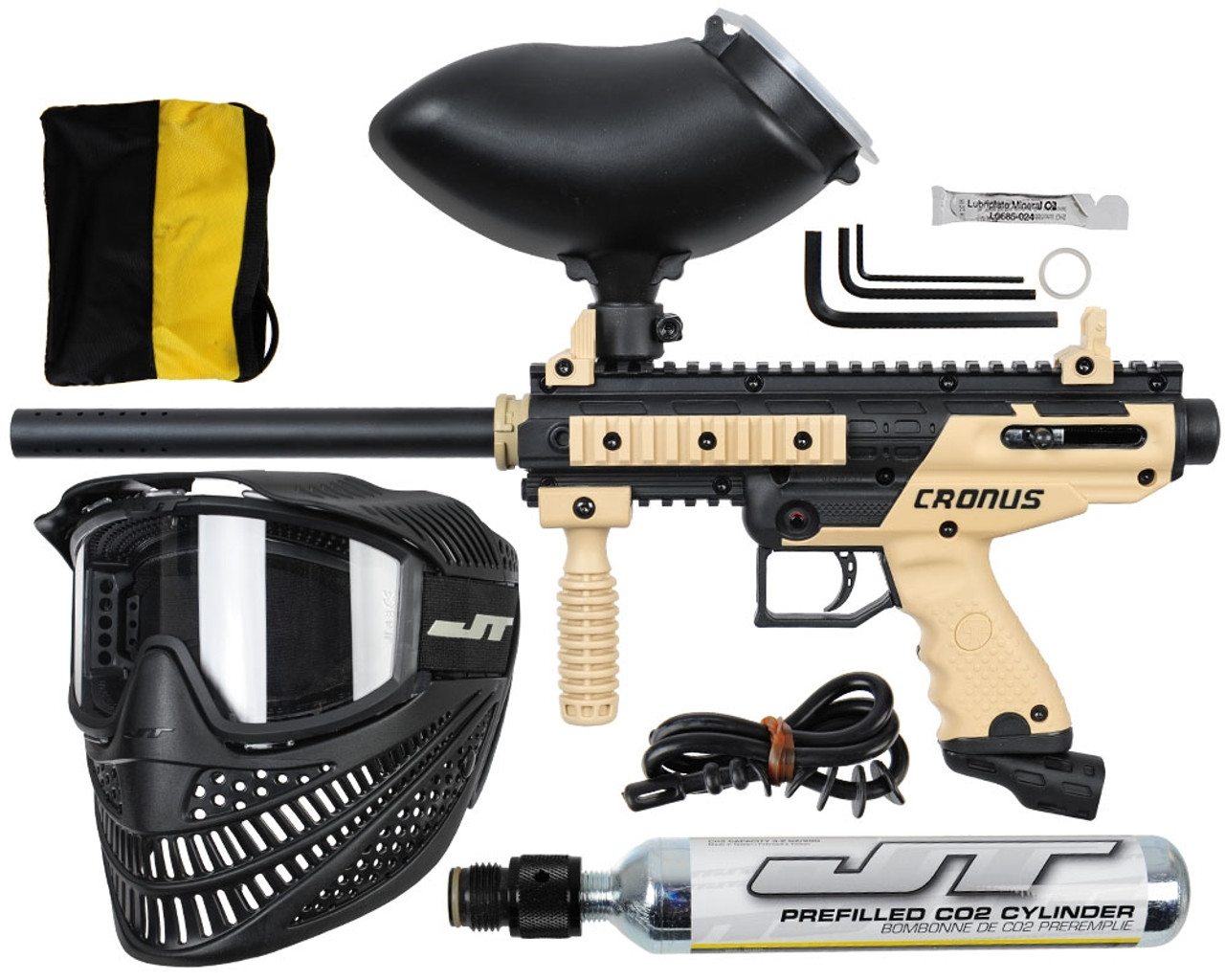 Tippmann Gun Package Kit - Cronus - Power Pack - Tan/Black