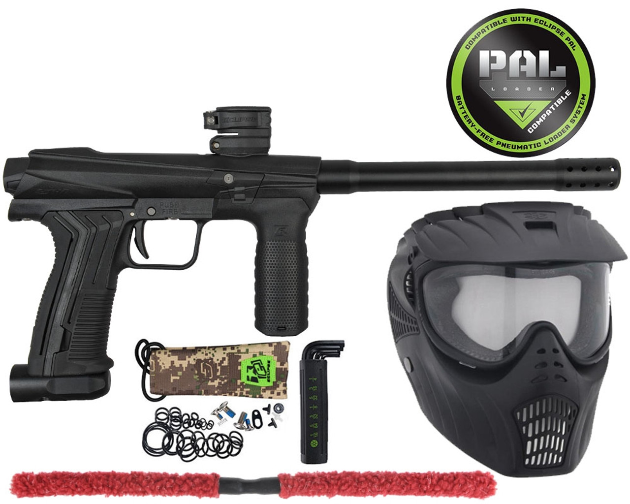 Planet Eclipse Ego LV1.6 LV Series Grip Kit Red - Paintball Revolution