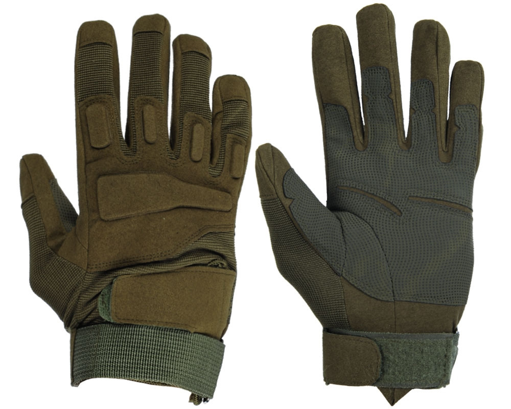 Warrior Full Finger Padded Paintball Gloves