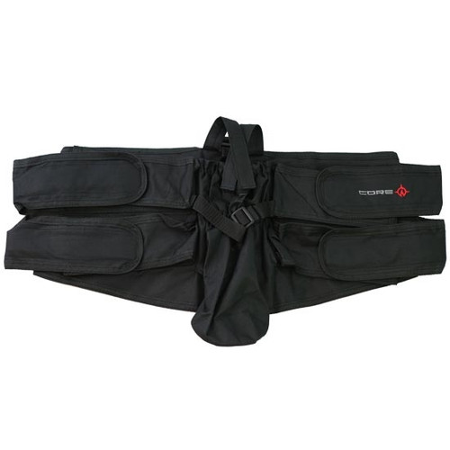 CORE 4 Plus 1 Paintball Harness with Suspenders - Black