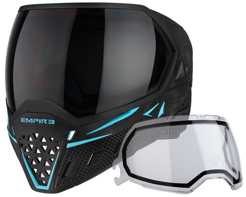 Empire Paintball Mask - EVS - Black/Aqua