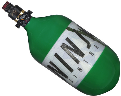 Ninja Compressed Air Tank - Lite Carbon Fiber - Solid Green - 68/4500