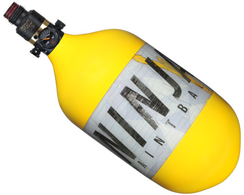 Ninja Compressed Air Tank - Lite Carbon Fiber - Solid Yellow - 68/4500