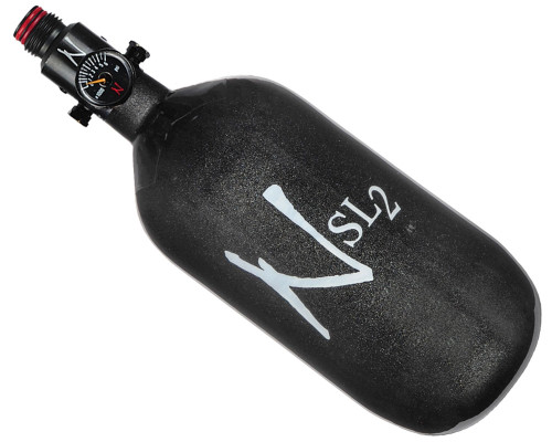 Ninja Paintball 45 ci 4500 psi SL2 Carbon Fiber HPA Tank Systems - Gun Smoke