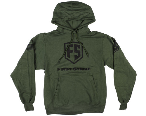 First Strike Hooded Pull Over Sweatshirt - Shield