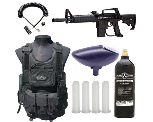Empire Battle Tested Omega Woodsball Paintball Starter Kit