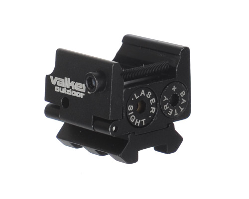 Valken Red Laser w/ Dual Weaver Mini Mount For Pistols (81433)