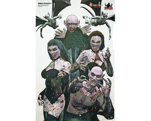 Vampire Attack Splattering Monster Practice Target 23" x 35" - 3 Pack