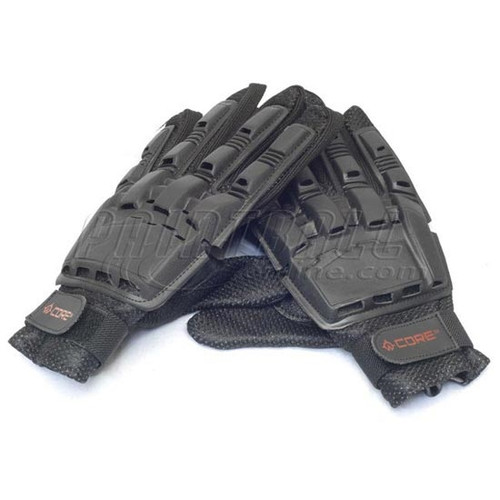 CORE Hard Top Full Finger Armor Paintball Gloves