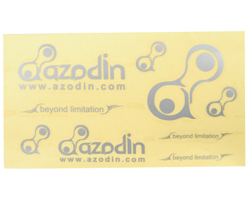 Paintball Sticker Sheet - Azodin (Silver)