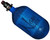 Ninja Paintball 68 ci 4500 psi Lite Carbon Fiber HPA Tank Systems - Translucent Blue