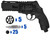 T4E Gun - TR50 Revolver .50 Caliber For Home Defense - Tactical Kit 1