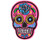 Warrior Iron On Patch - Embroidered - Sugar Skull (8 Pack)