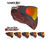 Virtue Vio X6 Paintball Mask - Red Fire