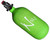 Ninja Paintball 45 ci 4500 psi SL2 Carbon Fiber HPA Tank Systems - Lime