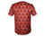 HK Army T-Shirt - All Over Dri Fit - Red with Black Skulls