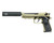 SOCOM Gear Gas Blow Back Airsoft Hand Gun - SOF M9 w/ Gemtech Trinity Barrel Extension (Tan)