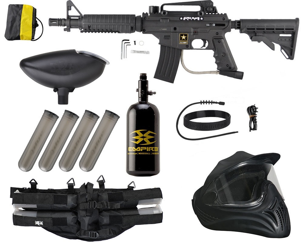 Masque De Paintball ALPHA 2000 Elite – Noir, Anti-buée, Pour Adulte