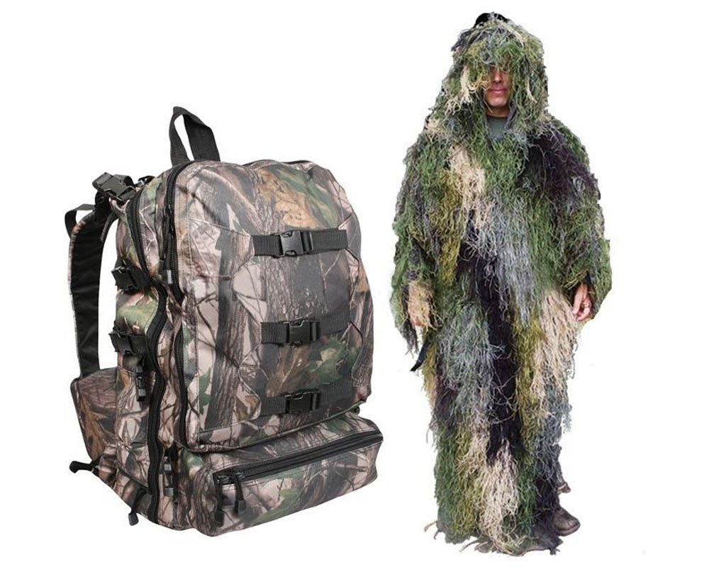 forme　Ghillie blucher Bushrag Ghillie Suit - 4-In-1 - Woodland
