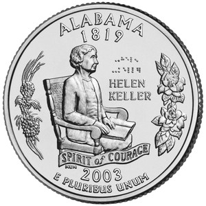 2003 #22 Philadelphia Alabama State Quarter Roll Uncirculated