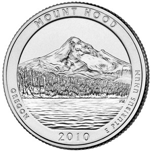 2010 #05 Philadelphia Oregon Mount Hood America the Beautiful Quarter Roll Uncirculated 2010 #05 Philadelphia Oregon Mount Hood America the Beautiful Quarter Roll Uncirculated