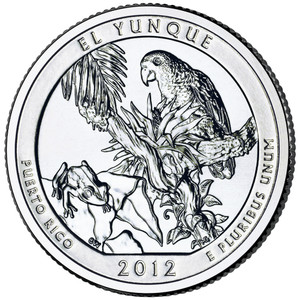 2012 #11 Denver Puerto Rico El Yunque America the Beautiful Quarter Roll Uncirculated 2012 #11 Denver Puerto Rico El Yunque America the Beautiful Quarter Roll Uncirculated