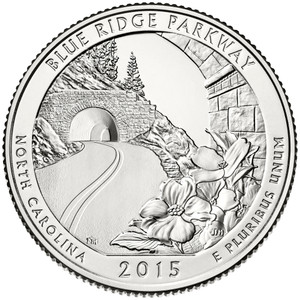 2015 #28 Philadelphia North Carolina Blue Ridge America the Beautiful Quarter Roll Uncirculated 2015 #28 Philadelphia North Carolina Blue Ridge America the Beautiful Quarter Roll Uncirculated