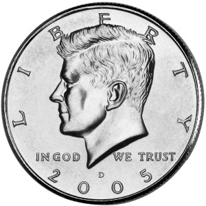 2005 Denver Kennedy Half Dollar Roll Uncirculated 2005 Denver Kennedy Half Dollar Roll Uncirculated