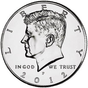 2012 Philadelphia Kennedy Half Dollar Roll Uncirculated 2012 Philadelphia Kennedy Half Dollar Roll Uncirculated