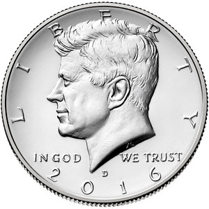2016 Denver Kennedy Half Dollar Roll Uncirculated 2016 Denver Kennedy Half Dollar Roll Uncirculated