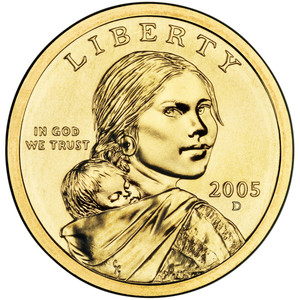 2005 Denver Sacagawea Dollar Roll Uncirculated