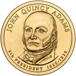 2008 #06 Denver John Quincy Adams Presidential Dollar Roll Uncirculated