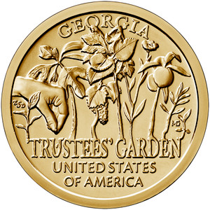 2019 #04 Philadelphia Georgia Trustees' Garden American Innovation Dollar Roll Uncirculated 2019 #04 Philadelphia Georgia Trustees' Garden American Innovation Dollar Roll Uncirculated