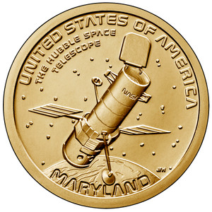 2020 #07 Philadelphia Maryland Hubble Space Telescope American Innovation Dollar Roll Uncirculated