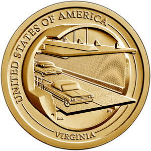 2021 #10 Denver Virginia Chesapeake Bay Tunnel American Innovation Dollar Roll Uncirculated 2021 #10 Denver Virginia Chesapeake Bay Tunnel American Innovation Dollar Roll Uncirculated