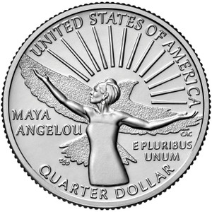 2022 #1 Denver Maya Angelou American Women Quarter Roll Uncirculated 2022 #1 Denver Maya Angelou American Women Quarter Roll Uncirculated