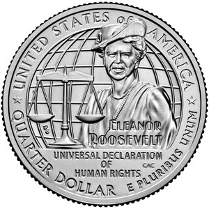 2023 #8 Denver Eleanor Roosevelt American Women Quarter Roll Uncirculated 2023 #8 Denver Eleanor Roosevelt American Women Quarter Roll Uncirculated