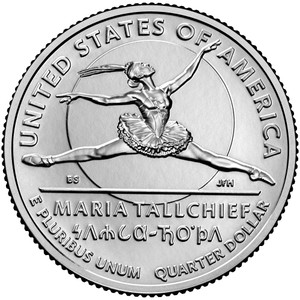 2023 #10 Denver Maria Tallchief American Women Quarter Roll Uncirculated 2023 #10 Denver Maria Tallchief American Women Quarter Roll Uncirculated