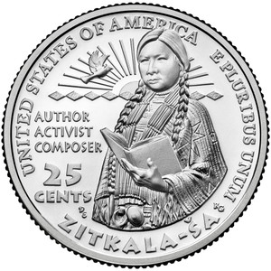 2024 #15 Denver Zitkala-Ša American Women Quarter Roll Uncirculated 2024 #15 Denver Zitkala-Ša American Women Quarter Roll Uncirculated