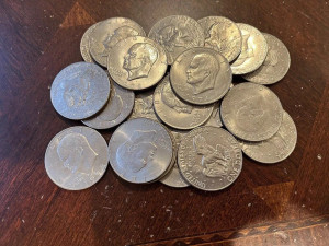 Circulated Eisenhower Dollars Mixed (1971-1978)
