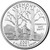 2001 #14 Philadelphia Vermont State Quarter Roll Uncirculated