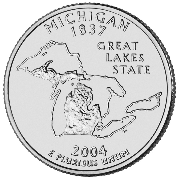 2004 #26 Denver Michigan State Quarter Roll Uncirculated