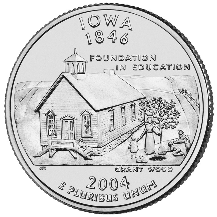 2004 #29 Denver Iowa State Quarter Roll Uncirculated