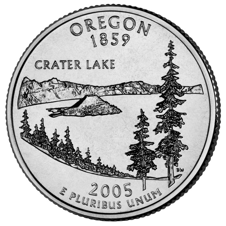 2005 #33 Philadelphia Oregon State Quarter Roll Uncirculated