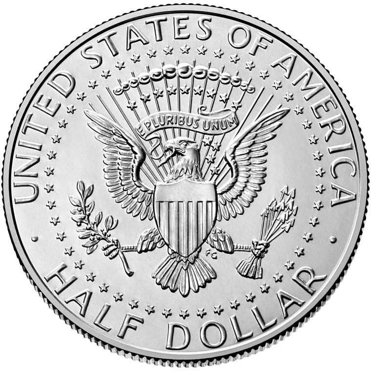 1974 Denver Kennedy Half Dollar Roll Uncirculated