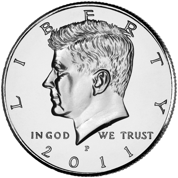 2011 Philadelphia Kennedy Half Dollar Roll Uncirculated